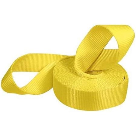 Hampton 8867848 20 ft. Recovery Strap, Yellow 5005146